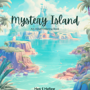 Mystery Island: Bold & Easy Printable Freebie Teaser Coloring Pages