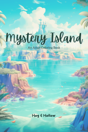 Mystery Island: Bold & Easy Printable Freebie Teaser Coloring Pages